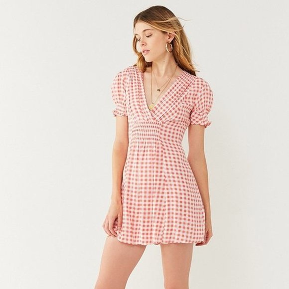 Gingham Urban Outfitters Mini Dress - Picture 1 of 3